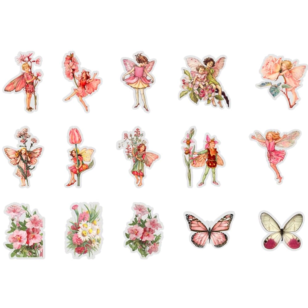 Amazon.co.jp: DJFIOSD 花 フラワー 妖精 フェアリー 蝶 蝶々
